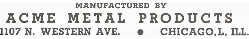 Acme Metal Products — Čikagos žolėms atsparios vartiklės