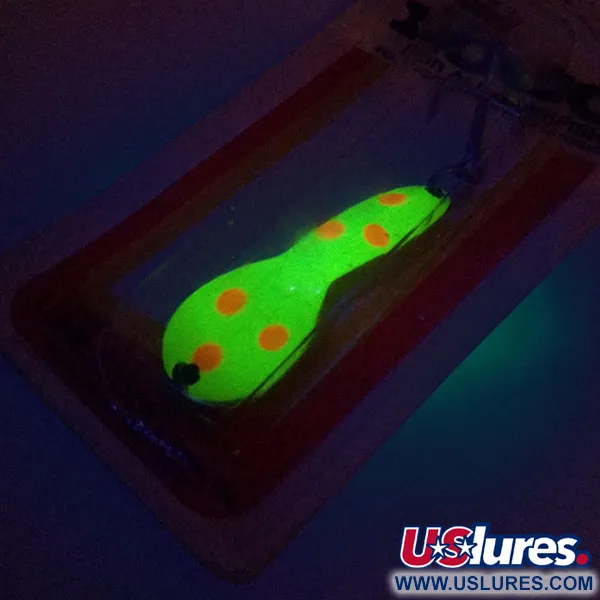 Luhr Jensen Loco 2 UV Vartiklė, Geltona/Raudona/Nikelis, 7g, UV, #10000