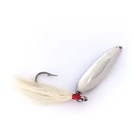 Acme Fiord Spoon Vartiklė, Nikelis / Mėlyna, 21g, Bucktail, #10007
