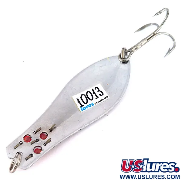 Herter's Canadian Spoon Blizgė, Nikelis/Raudona, 10g, Karoliukai, #10013