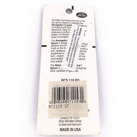 Renegade Crystalina Spoon Blizgė, Oranžinė/Juoda, 7g, #12356