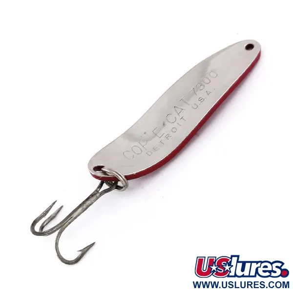 Dardevle Cop-E-Cat 7300 Blizgė, Raudona/Balta/Nikelis, 14g, #10056