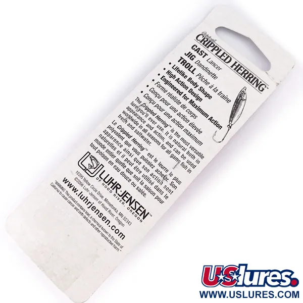 Luhr Jensen Crippled Herring Blizgė, Rausvas perlas, 42g, #10071