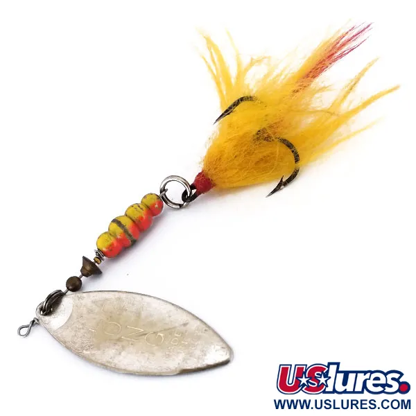 Mepps Aglia Long 4 Dressed Sukrė, Sidabras, 17g, Gluosnio Lapas, #10073