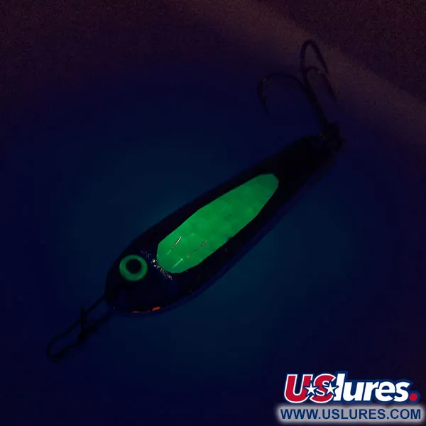 Bass Pro Shops Jigging Spoon, Nikelis / Žalia, 25g, Kalamas, #10113