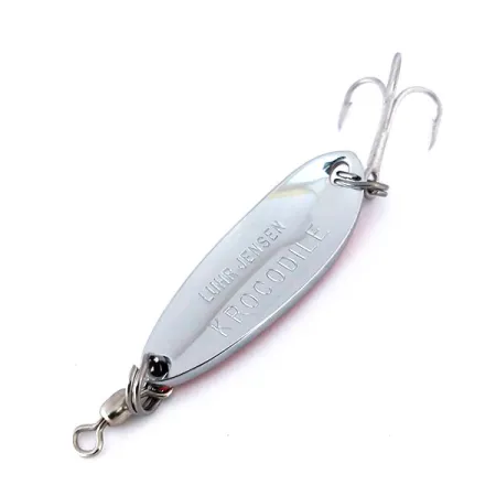 Luhr Jensen Krocodile Blizgė, Nickel/Orange, 9g, Štampuota, #10125