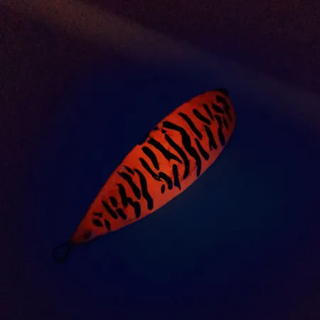 Johnson Silver Minnow UV Blizgė, Orange Black Tiger, 17g, #10161