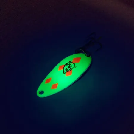 Eppinger Dardevle Devle Dog 5200 UV Blizgė, Geltona/Raud/Nik, 7g, #10162