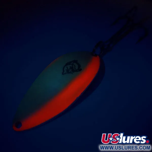 Eppinger Dardevle Devle Dog Blizgė, Balta/Oranžinė/Nikelis, 18g #10166