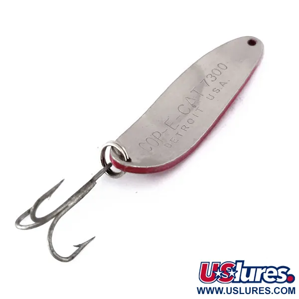 Dardevle Cop-E-Cat 7400 Blizgė, Raudona/Balta/Nikelis, 14g, #10167