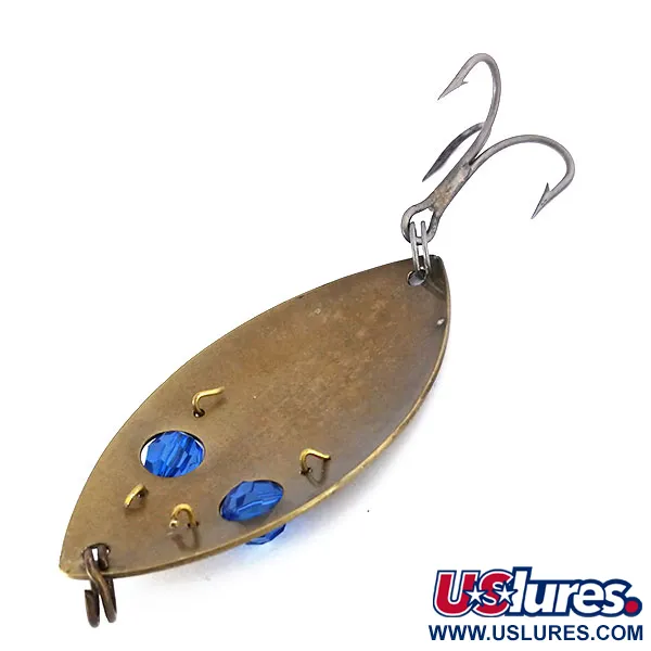 Gibbs One Eye Wiggler Blizgė, Bronza/Mėlyna, 35g, Briaunoti Karoliai, #10169