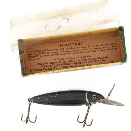 Wallsten Tackle Cisco Kid Vobleris, Juodas, 14g, Reguliuojamas, #10173