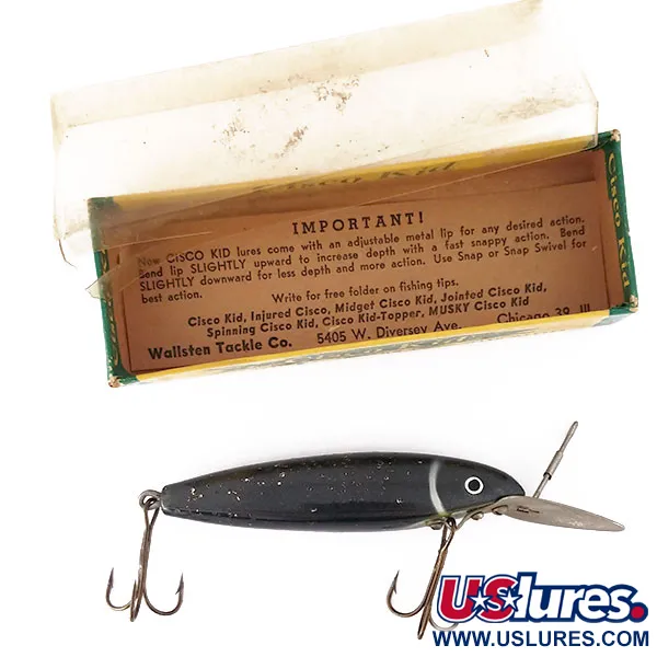 Wallsten Tackle Cisco Kid Vobleris, Juodas, 14g, Reguliuojamas, #10173