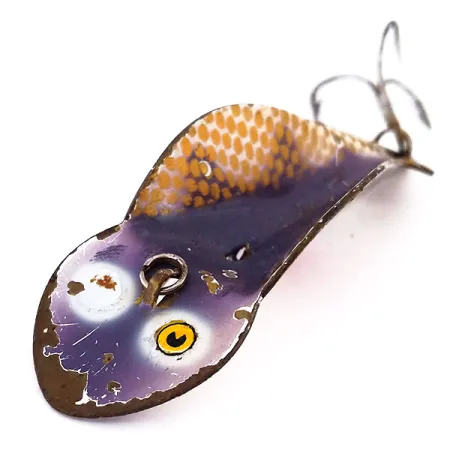 Buck Perry Spoonplug Masalas, Rudas/Auksinis/Raudonas, 10g, #10200