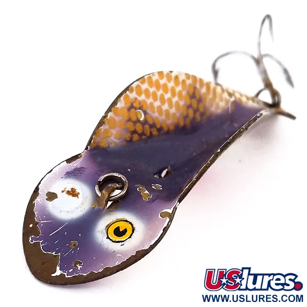 Buck Perry Spoonplug Masalas, Rudas/Auksinis/Raudonas, 10g, #10200