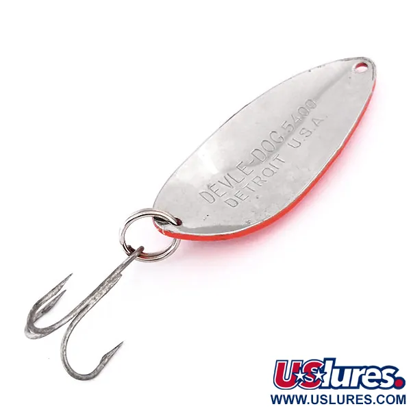 Dardevle Devle Dog 5400 Blizgė, Fluo-Raudona/Nikelis, 14g, #10211