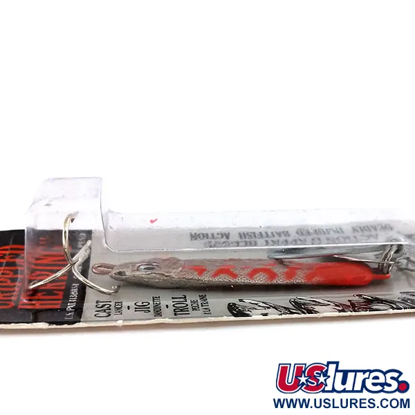 Luhr Jensen Crippled Herring Blizgė, Fire Red, 21g, Lapelis, #10235