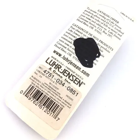 Luhr Jensen Crippled Herring Blizgė, Fire Red, 21g, Lapelis, #10235