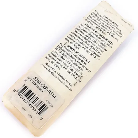 Luhr Jensen Nordic #60 Vertikali vartiklė, Fire Tiger, 56g, Nauja, #10240