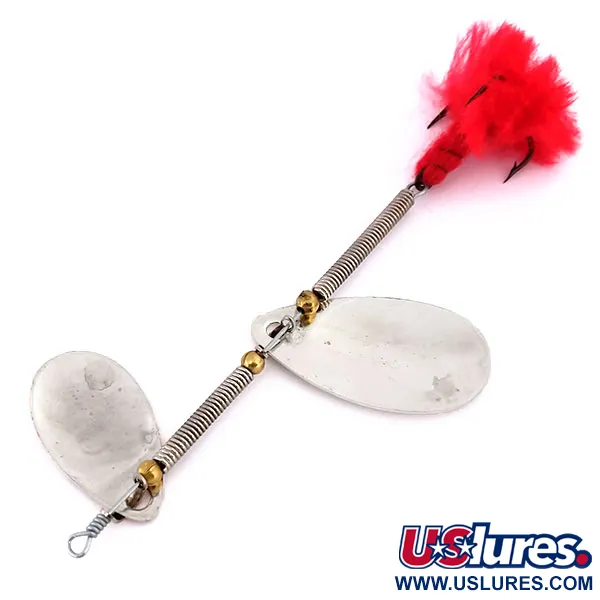 Panther Martin Simplex Tandem Con Mosca Sukrė, Nikelis/Raudona, 6g, #10620