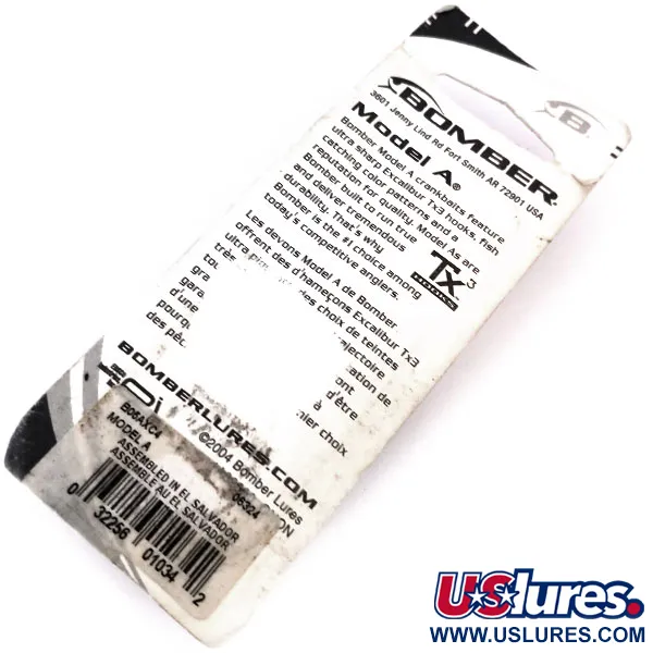 Bomber Model 7A Baby Striper Vobleris, Vėžys, 9g, Plaukiantis, #10284