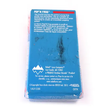 Rebel Pop'N Frog Poperis, Žalia Varlė, 7g, Įdubusi Burna, #10286