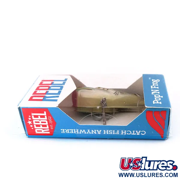 Rebel Pop'N Frog Poperis, Žalia Varlė, 7g, Įdubusi Burna, #10286