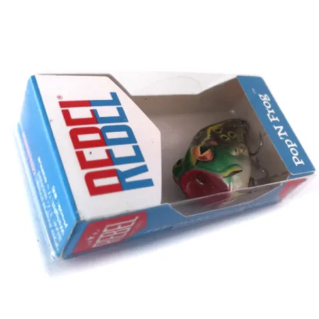 Rebel Pop'N Frog Poperis, Žalia Varlė, 7g, Įdubusi Burna, #10286