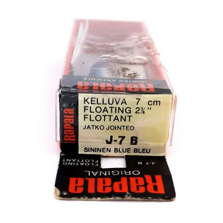 Rapala Jointed J-7 Vobleris, B (Blue), 4g, Nariuotasis, #10318