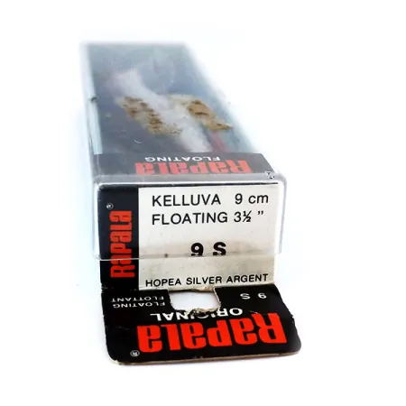 Rapala Original Floater F9 Vobleris, S (Silver), 4g, Balsa, #10319