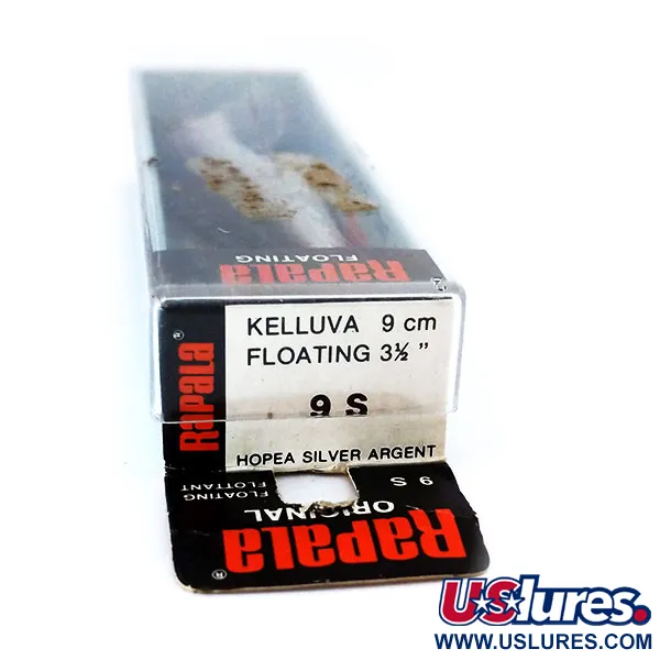 Rapala Original Floater F9 Vobleris, S (Silver), 4g, Balsa, #10319