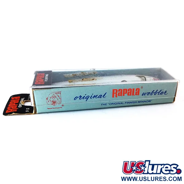 Rapala Original Floater F9 Vobleris, S (Silver), 4g, Balsa, #10319