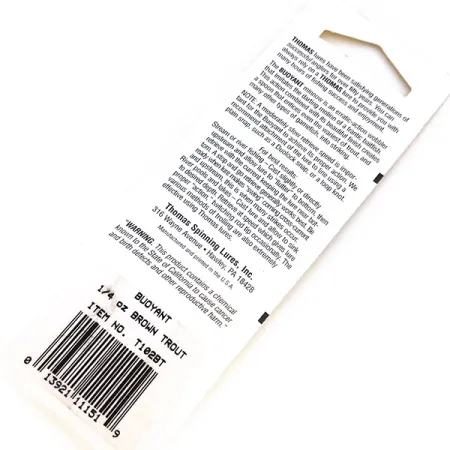 Thomas Buoyant Blizgė, Margasis upėtakis, 7g, vintažinė, #10329