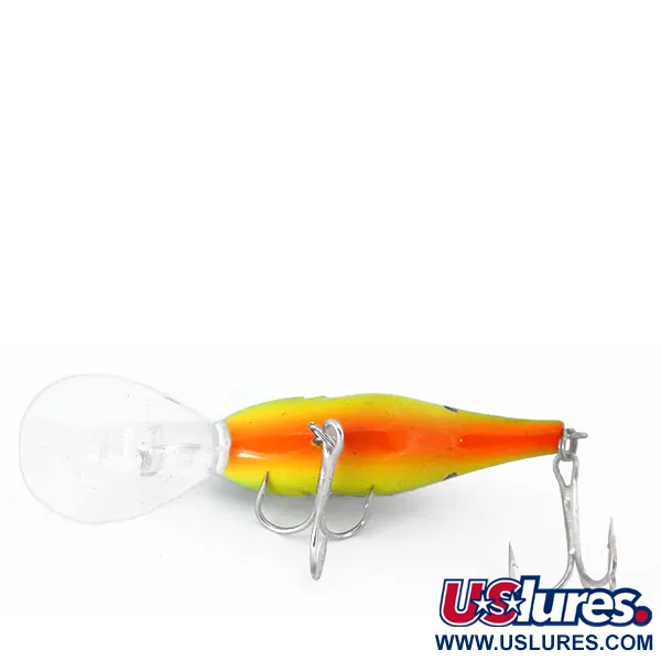 Bass Pro Shops XPS Lazer Eye Deep Diver Vobleris, Fire Tiger, 12g, #10341