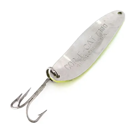 Dardevle Cop-E-Cat 7300 UV Vartiklė, Geltona/Žalia/Nikelis, 10g, UV, #10360