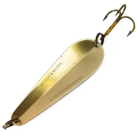 Wright & McGill Streamliner Blizgė, Žalvaris, 11g, Tolimas Metimas, #10364