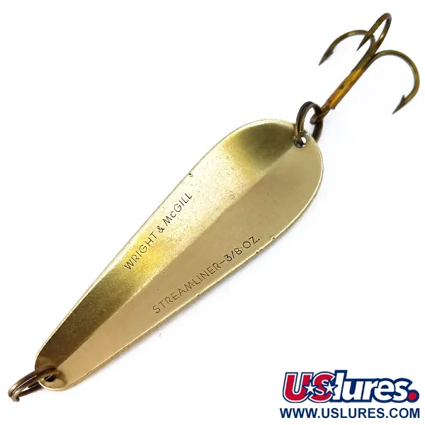 Wright & McGill Streamliner Blizgė, Žalvaris, 11g, Tolimas Metimas, #10364