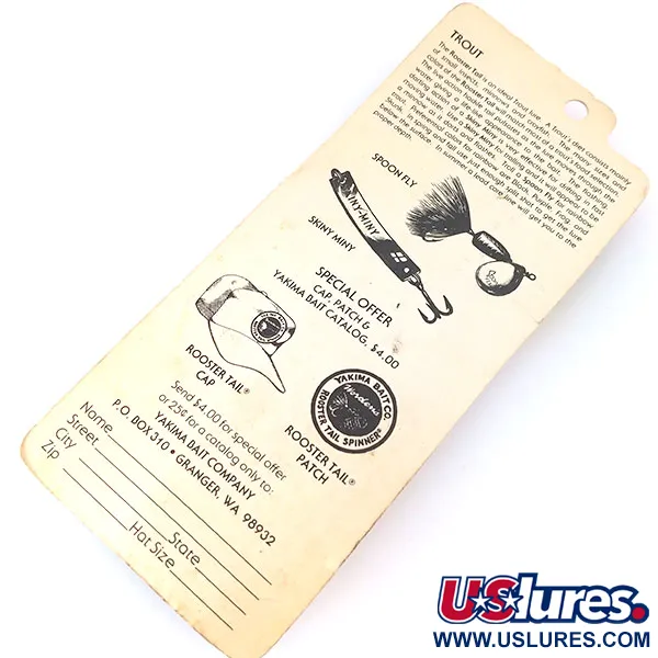 Worden’s Original Rooster Tail 4 Sukrė, Sidabras, 7g, #10379