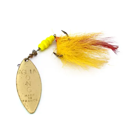 Mepps Aglia Long 4 Dressed Sukrė, Fluo, 17g, Bucktail, #10380
