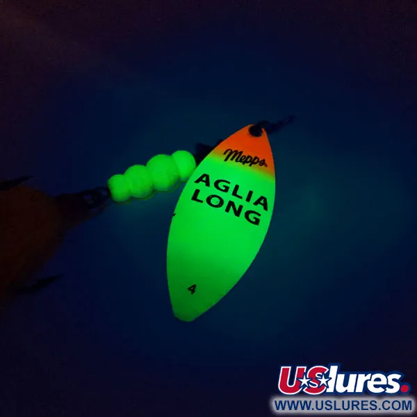 Mepps Aglia Long 4 Dressed Sukrė, Fluo, 17g, Bucktail, #10380