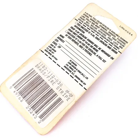 Luhr Jensen Mister J Blizgė, Žalvaris/Raudona, 2.5g, Fire Stripe, #10387