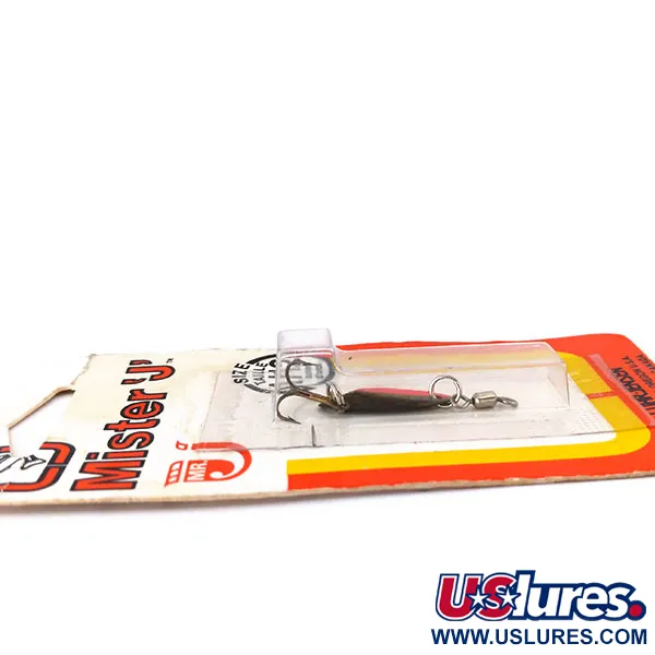 Luhr Jensen Mister J Blizgė, Žalvaris/Raudona, 2.5g, Fire Stripe, #10387