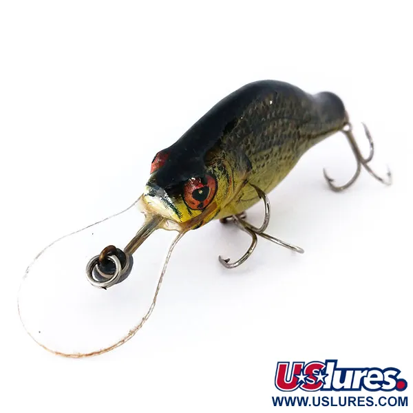 Bagley Balsa Small Fry Crappie Vobleris, Gelsvas, 14g, Balsa, #10416