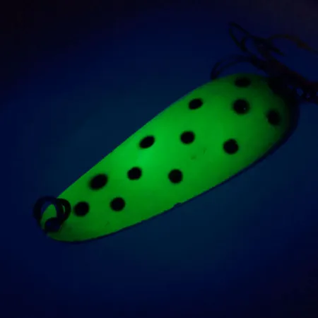 Nebco Aqua Spoon Blizgė, Neoninė Žalia, 14g, UV Glow, #10421