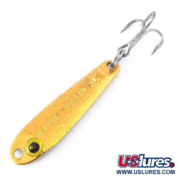 Hopkins s1 Jig Lure Blizgė, Kaltas auksas, 9g, JAV gamybos, #10428
