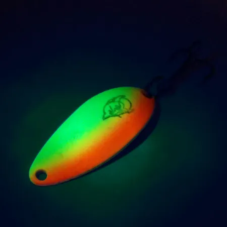 Dardevle Devle Dog 5200 UV Blizgė, Geltona/Oranžinė/Nikelis, 7g, #10450