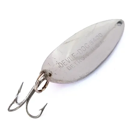 Dardevle Devle Dog 5400 blizgė, Nikelis / Raudona, 18g, Detroit, #10451