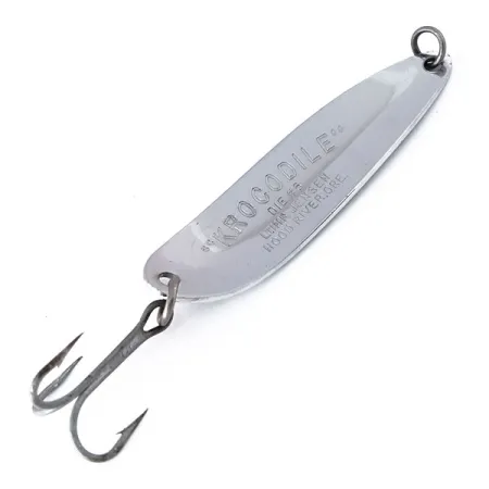 Luhr Jensen Krocodile Die #5 Blizgė, Nikelis/Žalia, 21g, Prizmė, #10472