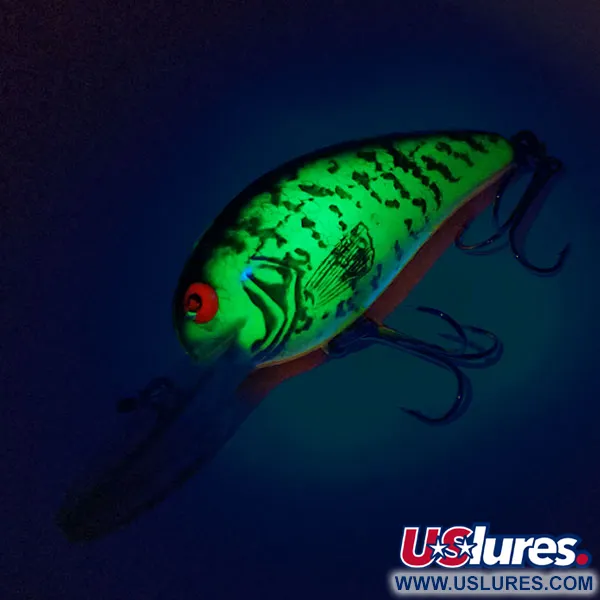 Bomber Model 6A UV Vobleris, UV Glow, 9g, Fluorescencinis, #10480