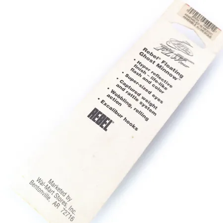 Rebel Excalibur Ghost Minnow, Rainbow Trout, 7g, Plūstantis, #10532